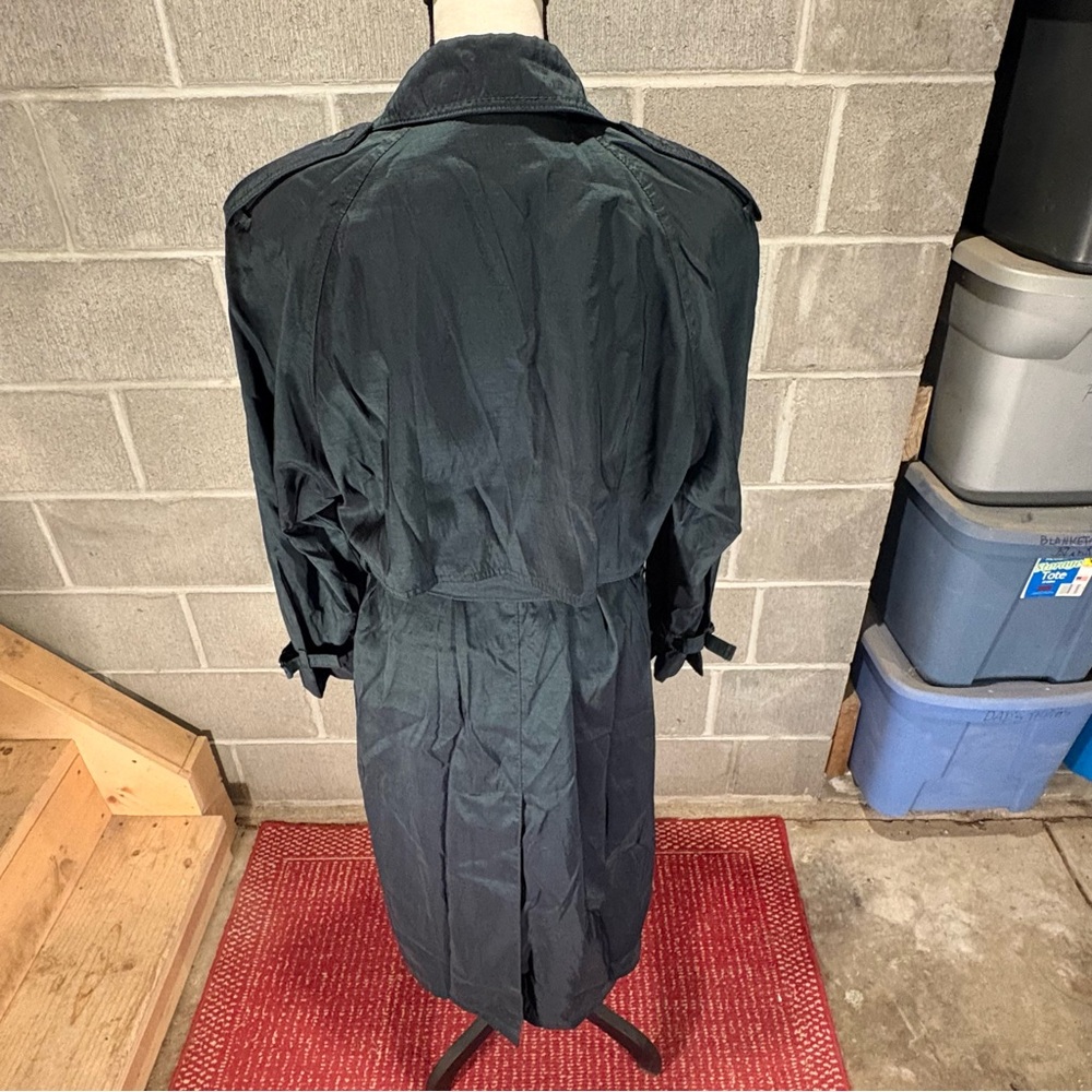 Vintage trench coat women’s iridescent by Oliver B. - Picture 8 of 13
